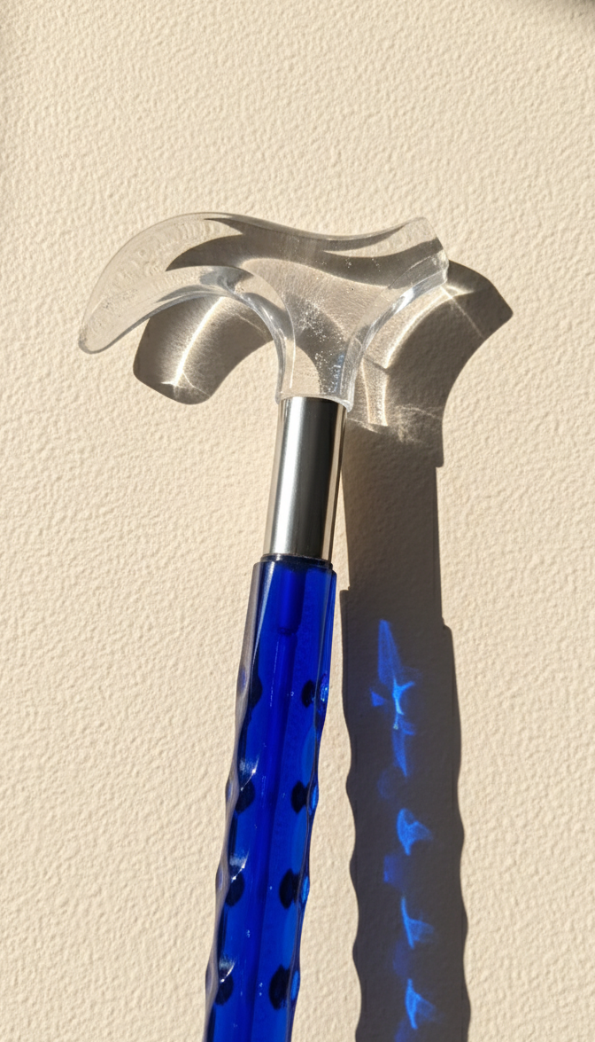 Royal Blue Acrylic Cane