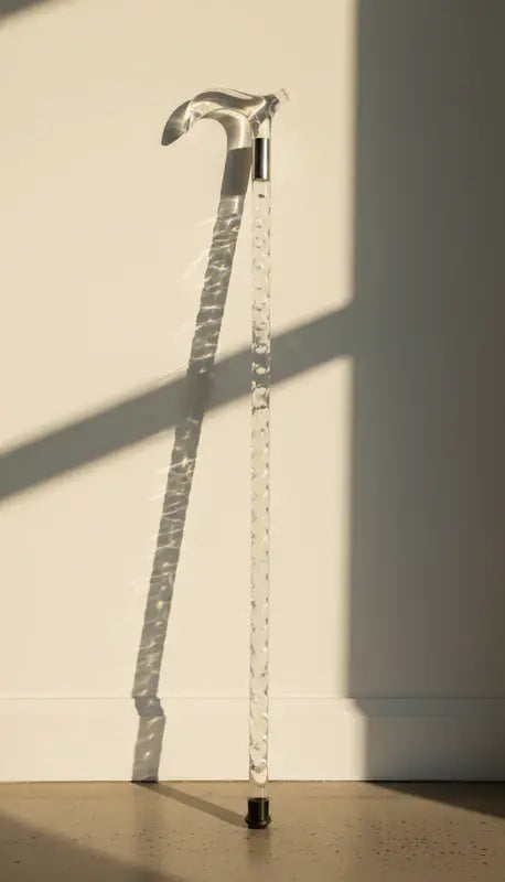 Crystal Acrylic Walking Stick – Support