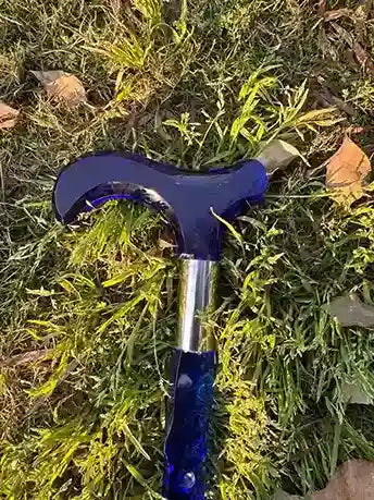 Royal Blue Acrylic Cane